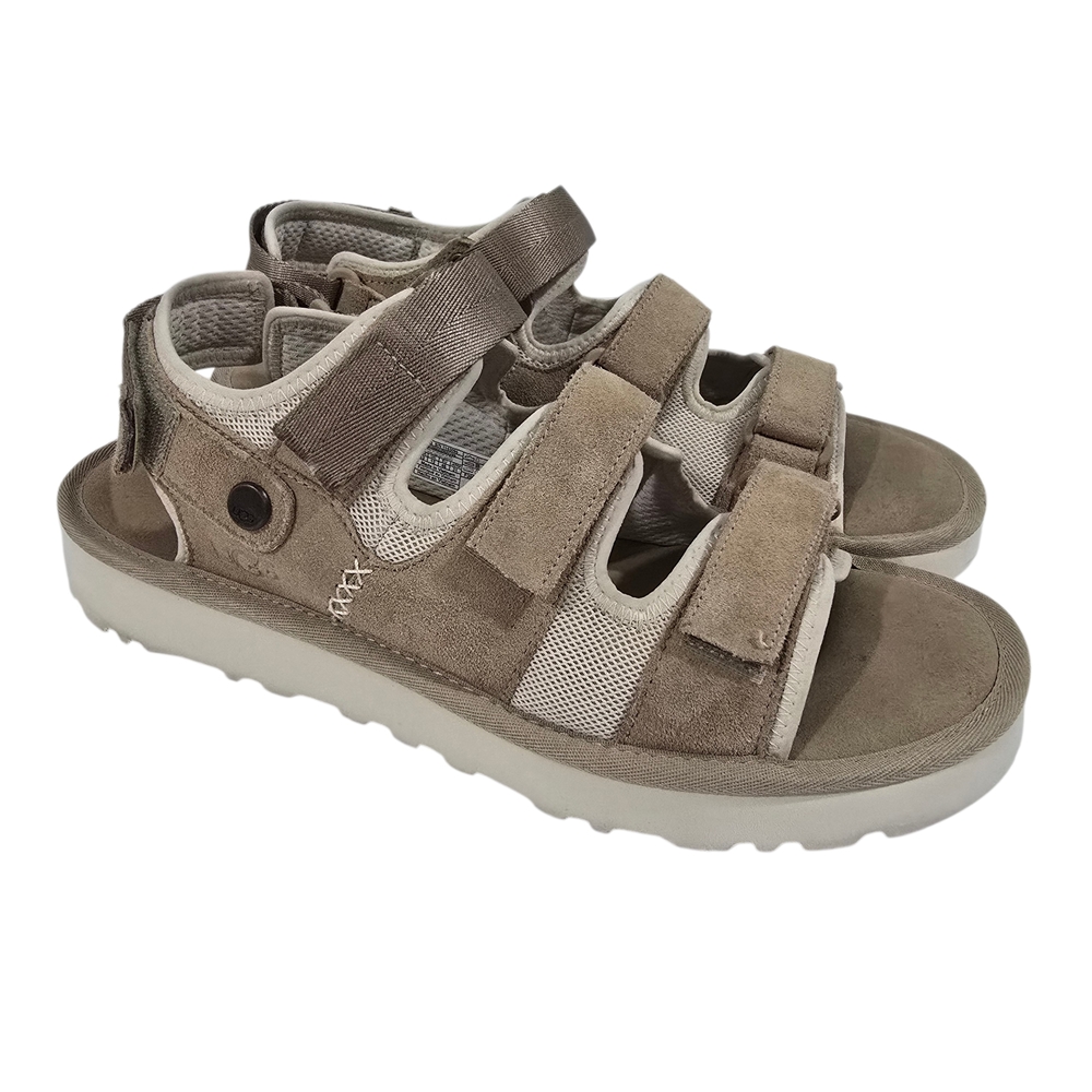 UGG Men's Suede Golden Coast Multi Strap Sandals Sand 13 Made In Vietnam